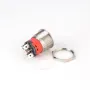 22MM 18A 250V 6Pin LED Light Button Switch Momentary Reset Metal Push Button Switch 