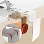 Adjustable Drawer Fixing Clamp Drawer Front Installation Clamps Drawer Fixing Clip Tool For Easy And Fast Drawer Front Panel Installation