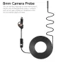 3-in-1 Mobile Phone Industrial Borescope Inspection Built-in 6 Adjustable LEDs Lights 8mm 1280*720 Resolution IP67 Waterproof