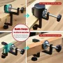 2PCS Aluminum Alloy Woodworking Double Clamps G Clips for Wood Plastic Cutting Drilling & Fixing