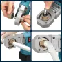 Excellway 1400W Boru Kaynak Makinesi Seti Plastik Borular PP/PPR/PB/PE/PP-C Boru AB Fişi Kaynaklamak İçin