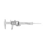 DANIU 150mm 6 inch LCD Digital Stainless Caliper Guage Metric Conversion & Zero Buttons