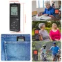 HRD HRD-767 Aviation Band Radio Stereo 400mAh Lithium Battery Digital Display AM/FM/AIR Bands Portable