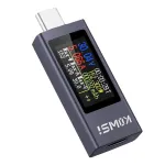 KWS-2302C Type-c Multifunctional Digital Display DC Voltage Ampere Power Meter 0-30V 0-12A Real-Time Monitoring Intelligent ID Quick Charge Test High Current Terminal Compact Size