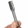 Drillpro RB29 5pcs 6mm Shank Tungsten Carbide Burr Rotary Cutter file Set Engraving Tool