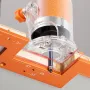 Woodworking Groove Tool Invisible Handle Router Slotting Template High Precision Aluminum Alloy Anodized Kitchen Wardrobe Cabinet Door Easy Installation