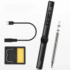 Fnirsi HS-01 Temperature Soldering Iron PD 65W DC 24V 80-420℃ Welding Solder Rework Station Portable Repair Tool