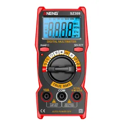 ANENG SZ309 SZ309pro Digital Multimeter AC DC Voltage Current Tester 600V 10A Resistance Capacitance Frequency Measurement Backlit Display Portable