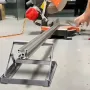 RUITOOL Ayarlanabilir Kesme Makinesi Destek Çerçevesi Metal Kesme Makinesi Çalışma Destek Standı Kesme Makinesi Ataşmanı
