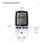 Digital Wattmeter AC 220V Power Meter Electricy Consumption Energy Meter EU Plug Power Kilowatt Wattage Electricity Meter