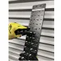 Identibolt Bolt and Nut Identifier Gauge 4x20 Inches Anodized Grey Aluminum Fastener Measurement Tool with Laser Etched Markings and Twin Rulers for Ultimate Precision