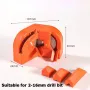 Multipurpose Drill Bit Grinding Sharpener 3 Holders 2 Wheels Steel Construction 11x6x7cm Compact Kitchen Slicers and Cutting Tools Sharpener