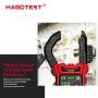 Alicate amperímetro HABOTEST HT205, medidor de corrente CA/CC True RMS de 600 A, mede corrente, tensão, temperatura, capacitância e testador
