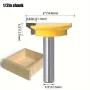 Drawer Tenon Router Bit Carbon Steel Tungsten Carbide Sharp Edged 1/2\ and 8mm Shank Woodworking Tool Ideal for DIY Project Cabinet Furniture Making
