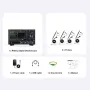 [Limited big discount] DHO914 Digital Oscilloscope 125MHz Frequency Band 12-bit Vertical Resolution 1.25 GSa/s Sample Rate 4 Analog Channels High-Definition Touch Screen USB LAN HDMI-compatible Connectivity Professional Functionality