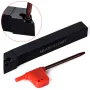 Machifit 10pcs DCMT070204 Carbide Inserts with 4pcs 12mm Lathe Boring Bar Turning Tool Holder