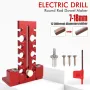 Woodworking Adjustable Dowel Maker Jig 7mm-18mm Carbide Blade Double-edged Cutting Aluminum Alloy Electric Drill Milling Tool