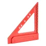 Fonson Tools 3 inch / 4 inch Carpenter Triangle Ruler Rafter Square Multi-angle Measuring Ruler Protractor for Woodworking