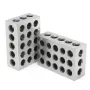 Machifit 2pcs 1x2x3 Inch Blocks 23 Holes Parallel Clamping Milling Tool Precision 0.0001 Inch
