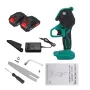 88VF 6 inç 1200W Elektrikli Zincirli Testere Budama Zincirli Testere Akülü Ağaç İşleme Bahçe Ağaç Kütükleme Aleti Yok/1/2 Pil ile Makita İçin de