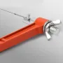 6 inch handzaag van koolstofstaal, verstelbaar met antislip schroefdraad, veelzijdig met 5 bladen voor houtbewerking, doe-het-zelf houtbewerking, snijgereedschap