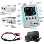 FNIRSI Q15001 Handheld Digital Oscilloscope Kit 2.4\ TFT Display 5mV/div-20V/div Sensitivity Pre-Assembled with Rotary Encoder and Power Supply