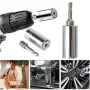 Universal 7-19mm Socket Torque Wrench Head Drill Ratchet Sleeve Wrench Magic Grip Multifunctional Hand Tools