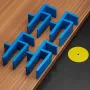 Durable Wardrobe Closing Board Clip 16-18mm Jig Fixing Clamp Carpentry Tool for Precise Marking Compact and Portable