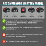 Drillpro 2 in 1 520N.m Brushless Cordless 1/2 inch Electric Impact Wrench Replacement for Mak 18V Battery