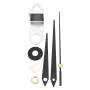 Kit de mouvement d'horloge à quartz silencieux de 21 mm, heures, minutes, secondes, sans pile