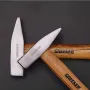 GREENER Carbon Steel Geological Hammer Rock Pick Hammer Wood Handle Hand Tools