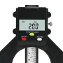Jauge de profondeur numérique ETOPOO, outil de mesure de haute précision avec écran LCD, résolution 0,01 mm, précision ± 0,2 mm, plage de 80 mm, boîtier en alliage d'aluminium ABS pour moniteurs de travail du bois, lame de scie