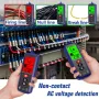 Automatic Anti-burning Pen Multimeter Industrial AC Voltage & Frequency Tester Non-Contact Electrical Voltmeter with Flashlight 0.1 Precision