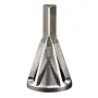 1Pc Deburring External Chamfering Tool Hss Triangular Handle / Hexagonal Handle Pagoda Metal Steel Step Drill Bit Hole Drill Conical Drill Countersink Hole