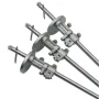 ETOPOO Woodworking Marking Tool with Stainless Steel Round Plate for Precise 0-500mm Lines - Perfect for Carpentry DIY Projects and More