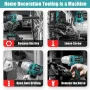 Drillpro 18V Brushless Electric Wrench 0-6200 RPM 800N.M Torque LED Work Lights Suitable for Construction Woodworking Heavy Duty Maintenance