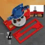 BOHAN Invisible Embedded Handle Slotting Template For Wardrobe Cabinet Door No Handle Needed Slot Positioning Tool