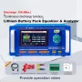 Equalizzatore e analizzatore di pacchi batteria al litio ad alta corrente SUNKKO D1524+ da 15 A, versatile per batterie ternarie LiFePO4 LTO, touch screen e controllo Bluetooth con efficienza di raffreddamento a doppia ventola