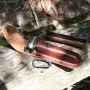 Överlevnadsverktyg för nybyggare Bushcraft Handskruvnyckel Träskruvborr Manuell skruv för Bushcraft Ryggsäck och Camping