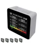 20'si 1 arada Tuya Çok İşlevli Hava Kalitesi Test Cihazı CO2 CO TVOC HCHO PM2.5 Sıcaklık Nem Monitörü Tuya APP Kontrolü 2000mAh Pil
