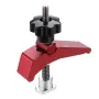 HONGDUI Red Quick Acting Hold Down Clamp Aluminum Alloy T-Slot T-Track Clamp Set Woodworking Tool for Woodworking Table