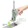 ADET 12 İnç Ağır Hizmet Tipi Emek Tasarrufu Sağlayan Kol Kolu Krikosu Çok Yönlü Alçıpan Kaldırma Duvar Fayansı Bulucu ve Ayarlanabilir Yükseklik 0-145mm 440 Lbs Kaldırma Kapasiteli Ahşap İşleme Kelepçesi