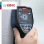 Professional D-TECT120 Wall Scanner Radar Technology Metal/Cable/Wood/Water Pipe/Wire High-precision Wall Gold plumb Dual Power Source Waterproof Construction Tool