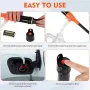 Portable Electric Oil Pump Battery-Operated Liquid Transfer Siphon 2.4 Gallons Per Minute for Gas Diesel Kerosene Water Efficient Flow Control