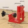 Woodworking Hole Puncher Adjustable Oblique Hole Locator with Metric and Imperial Calibration Aluminum Alloy Cabinet Plate Dowel Hole Jig System Set