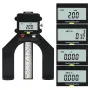 Jauge de profondeur numérique ETOPOO, outil de mesure de haute précision avec écran LCD, résolution 0,01 mm, précision ± 0,2 mm, plage de 80 mm, boîtier en alliage d'aluminium ABS pour moniteurs de travail du bois, lame de scie