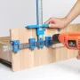 Adjustable Cabinet Hardware Jig Woodworking Hole Punch Locator Drill Guide for Installation of Handles Knobs on Doors and Drawer For Woodworking