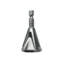 1Pc Deburring External Chamfering Tool Hss Triangular Handle / Hexagonal Handle Pagoda Metal Steel Step Drill Bit Hole Drill Conical Drill Countersink Hole