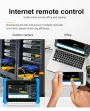 Testador de cabo coaxial de rede NetMaster MT6810 OTDR com localizador de falhas de fibra óptica. Localize com eficiência interrupções e obstruções de cabos.