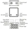 ETOPOO Mini Pocket Inclinometer with Bluetooth Digital Display Angle Measuring Slope Meter for Surveying Construction and Engineering Projects